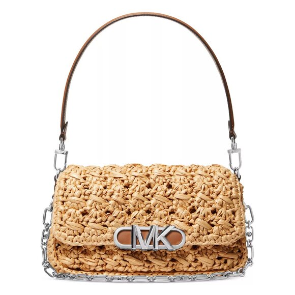 Michael Kors Parker Medium Convertible Pouchette Shoulder Bag - Picture 1 of 9